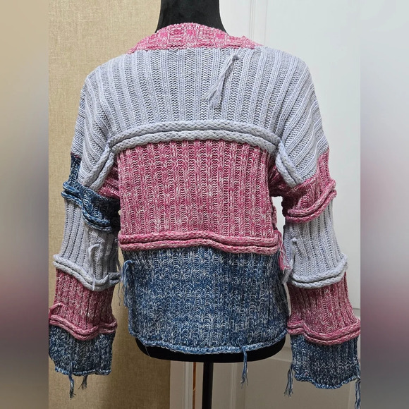 EASEL Comfy Colorblock Sweater #397-402 - Picture 8 of 11